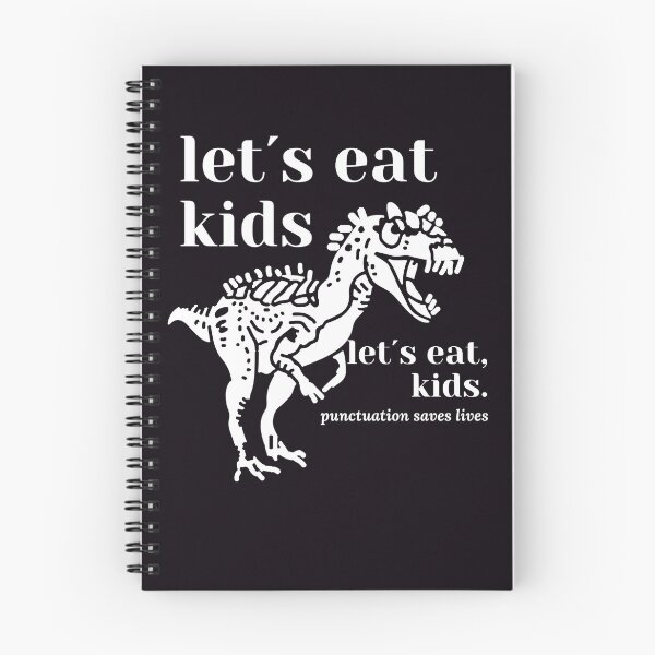 Item preview, Let's Eat Kids Punctuation Saves Lives. Funny Grammar Punctuation designed and sold by joanaoberg.