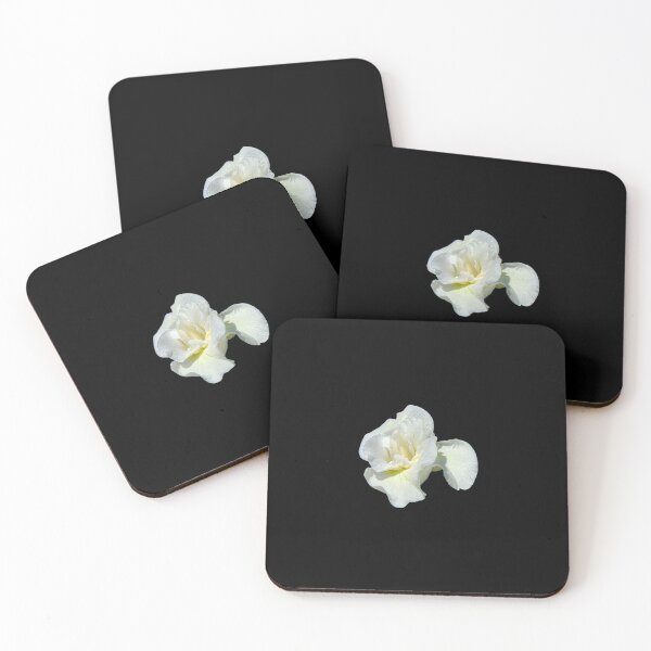 Item preview, White Siberian Iris on Black designed and sold by DianeLindonCoy.