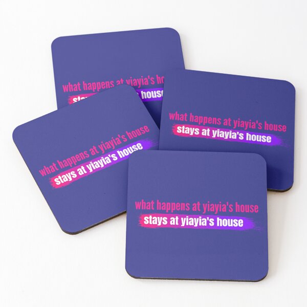 Item preview, What happens at yiayia's house stays at yiayia's house designed and sold by EmotionArt.