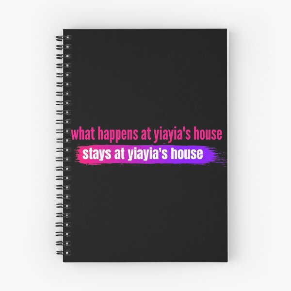 Item preview, What happens at yiayia's house stays at yiayia's house designed and sold by EmotionArt.