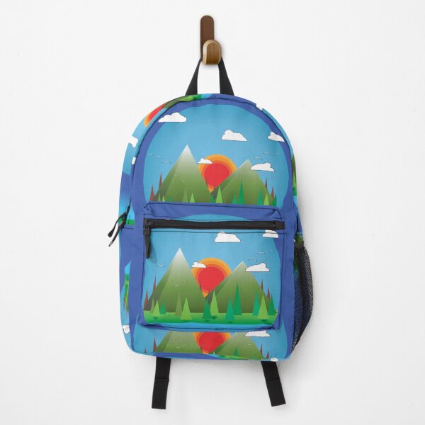 Item preview, Graphical Mountain Scene Illustration Image designed and sold by Harlake.