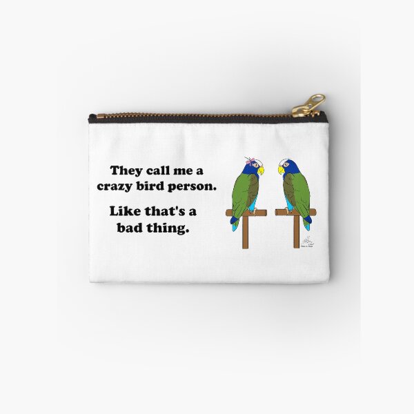 Item preview, Crazy Bird Person with White Capped Pionus designed and sold by Laughing Parrot Studio.