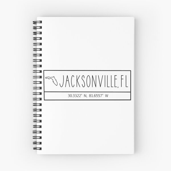 Item preview, Jacksonville Florida Coordinates designed and sold by Emily Designs.