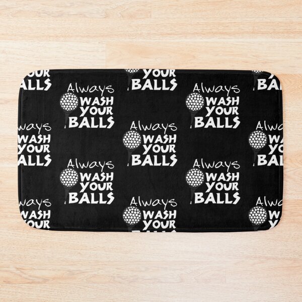 Item preview, Mens Always Wash Your Balls Funny Golf Fathers Day Golfing Gift for Dad designed and sold by Akmloza.