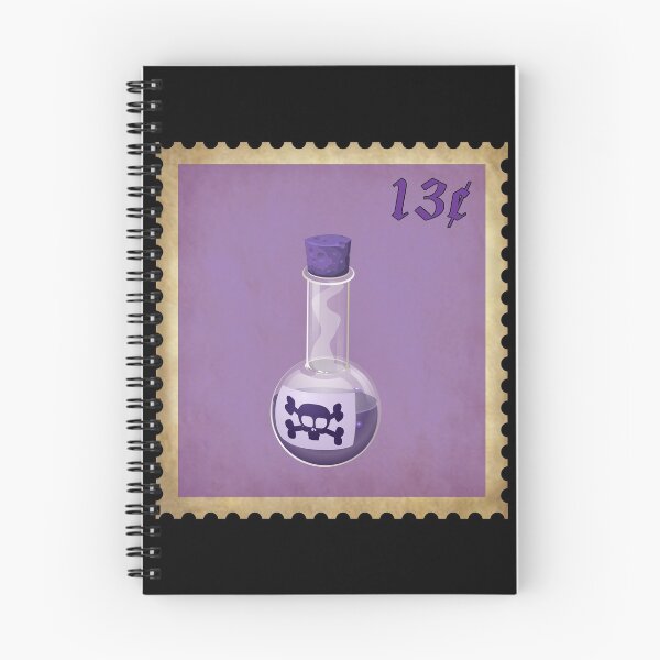 Item preview, Purple Poison Bottle on Postage Stamp designed and sold by Darcy777.