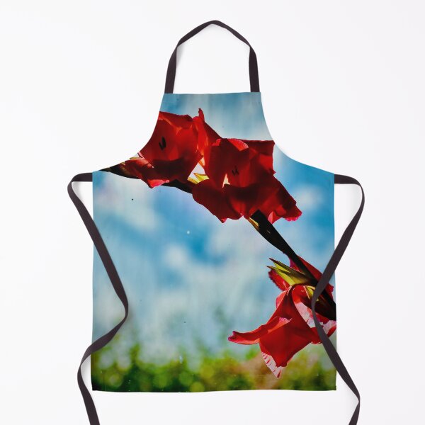 Item preview, Red gladdie rampant on blue sky designed and sold by keithmilligan.