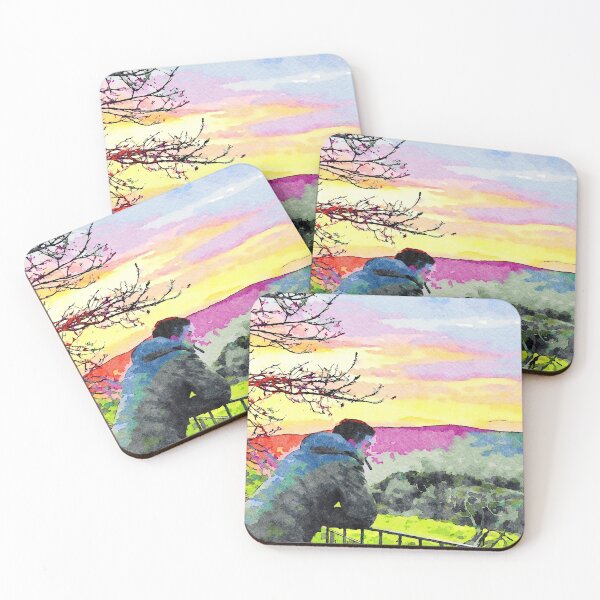 Item preview, Man with cigar looks at the sunset landscape designed and sold by Giuseppe Cocco.