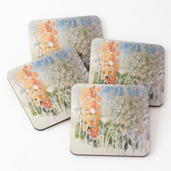 Item preview, Hollyhocks Celebrating designed and sold by danraph.