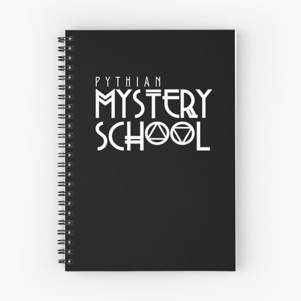 Artikelvorschau, Weißes Logo der Pythian Mystery School entworfen und verkauft von MisforMagick.