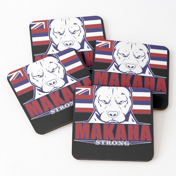 Item preview, MAKAHA Strong Hawaiian Flag, Hawaii 96792 designed and sold by LocalKineStuffs.