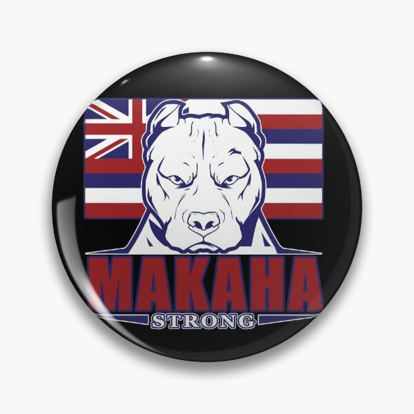 Item preview, MAKAHA Strong Hawaiian Flag, Hawaii 96792 designed and sold by LocalKineStuffs.