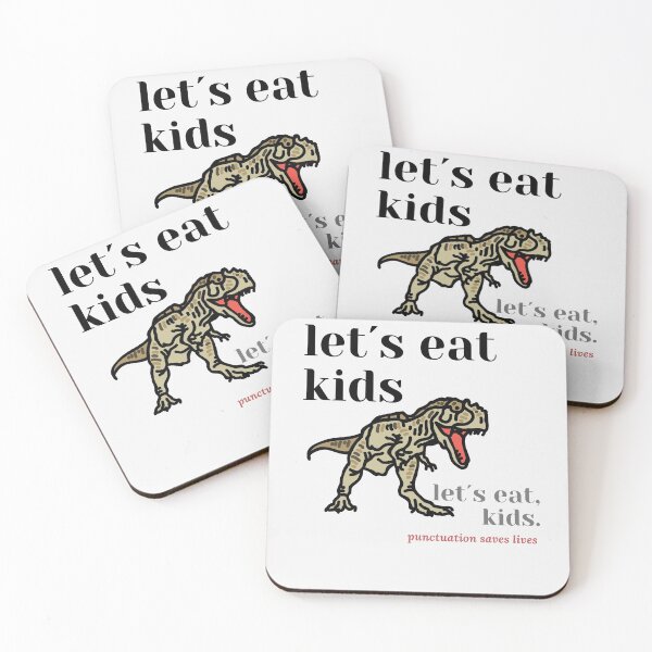 Item preview, Let's Eat Kids Punctuation Saves Lives. Funny Grammar Punctuation designed and sold by joanaoberg.