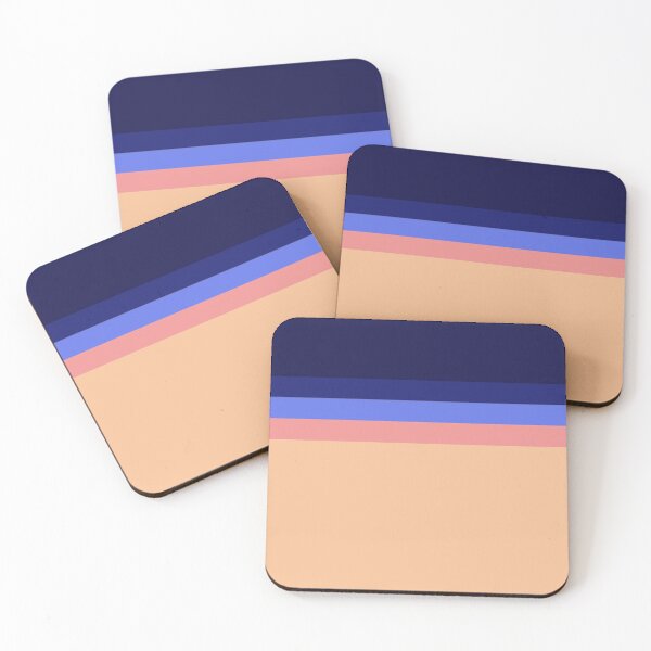 Item preview, Blue-Orange Retro Stripes designed and sold by socksoverjeans.