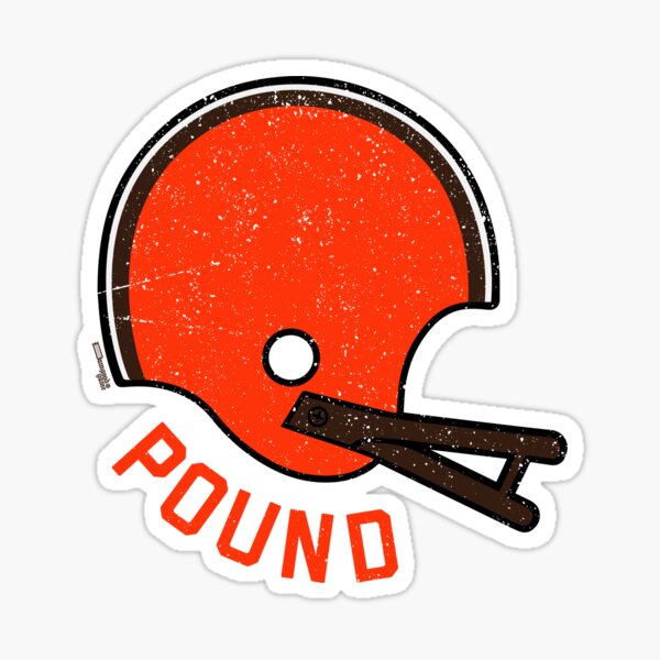 Cleveland Browns MAGNET - Dawg Pound Dog with license plate background NFL  OHIO