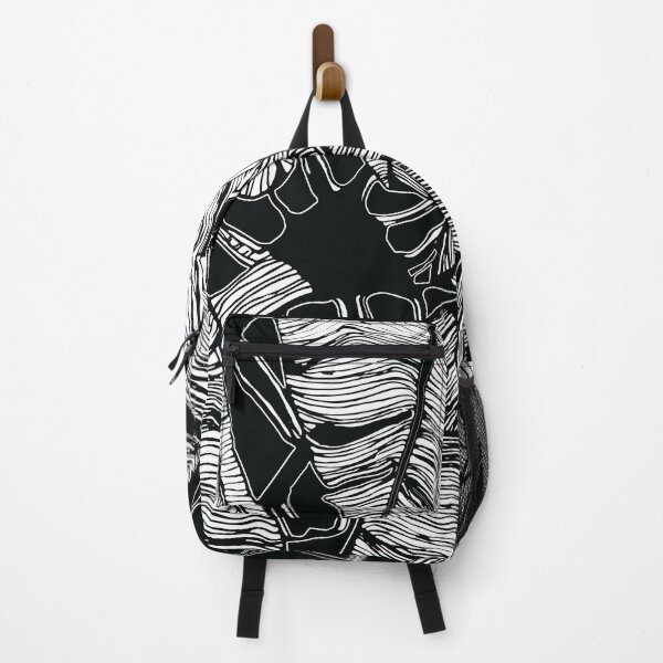 Item preview, Modern Black and White Palm Leaf Print designed and sold by JDrewsDraws.