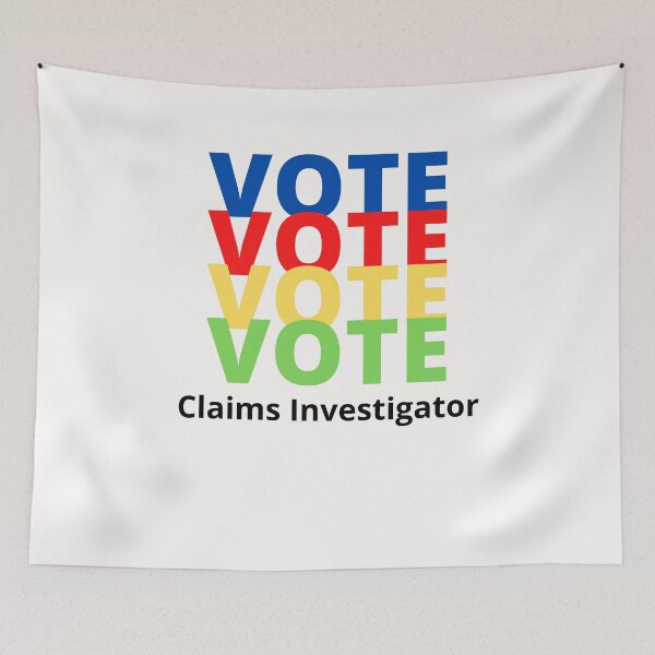 Item preview, Vote Claims Investigator designed and sold by majeed10.