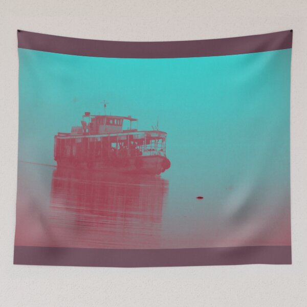 Item preview, Boat on a river. designed and sold by Rajpramanik.