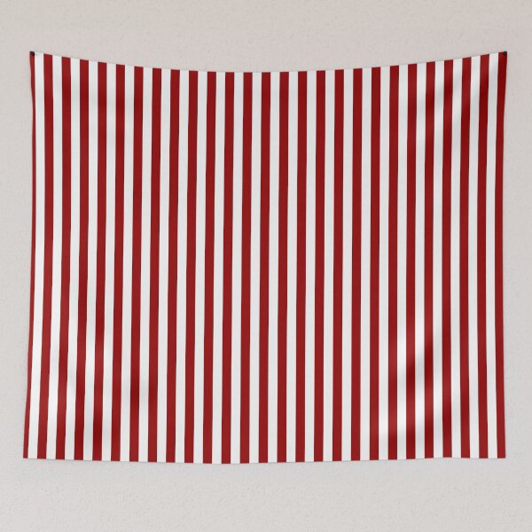 Item preview, Red and White Vertical Stripes designed and sold by wordznart.