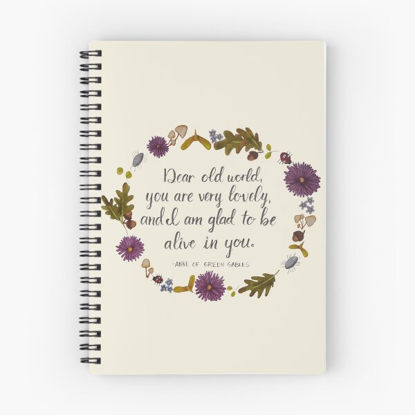 Item preview, Dear Old World Anne of Green Gables Quote designed and sold by brynn-art.