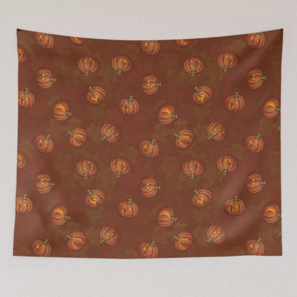 Item preview, Halloween pumpkin pattern designed and sold by ianablakeman.