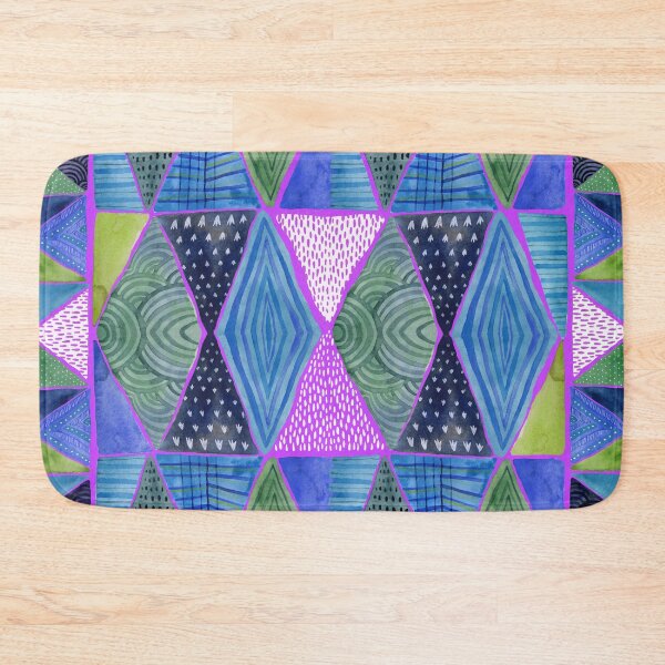 Item preview, Bluesy Triangle Mosaic designed and sold by Janet Broxon.