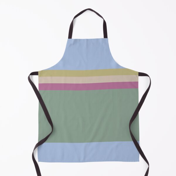 Item preview, Blue-Green Retro Stripes designed and sold by socksoverjeans.