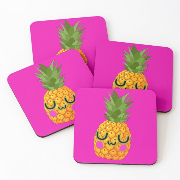 Item preview, Hawaiian uwu face Pineapple Fruit - Hawaii designed and sold by LocalKineStuffs.