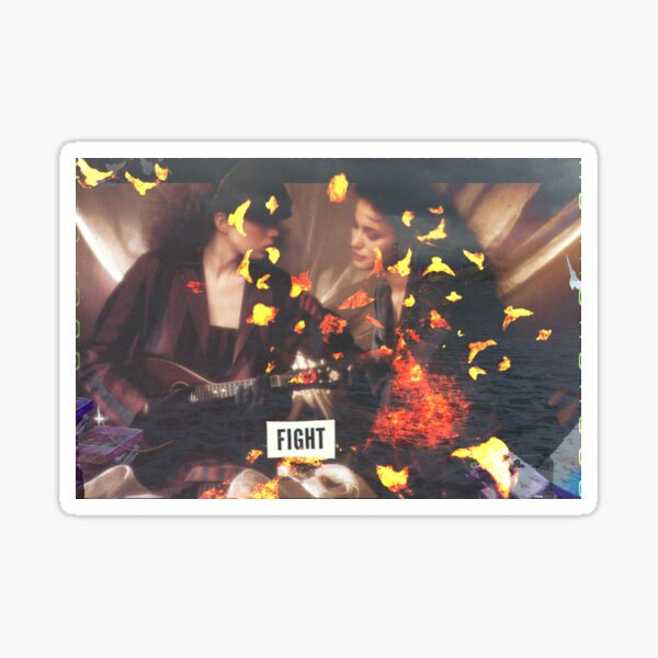 A Fight Collage Sticker