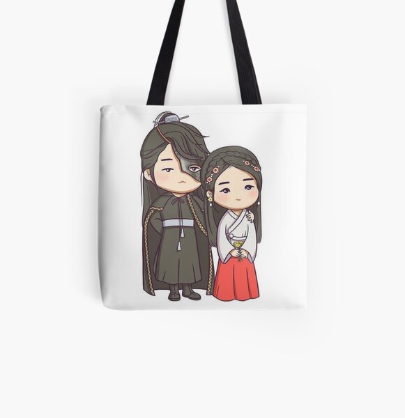 moon lovers All Over Print Tote Bag