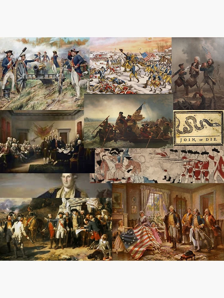 American Revolution collage