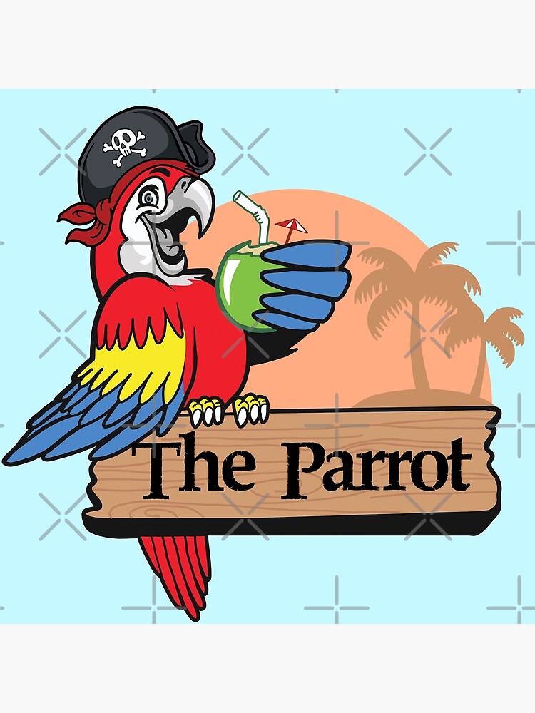 "The Parrot Bar" Poster for Sale by abbyconnellyy Redbubble