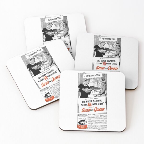 Item preview, SCOURING POWDER ADVERT - CLEANS 69 MORE SINKS! designed and sold by ThrowbackAds.