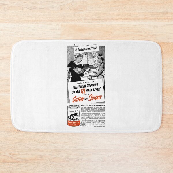 Item preview, SCOURING POWDER ADVERT - CLEANS 69 MORE SINKS! designed and sold by ThrowbackAds.