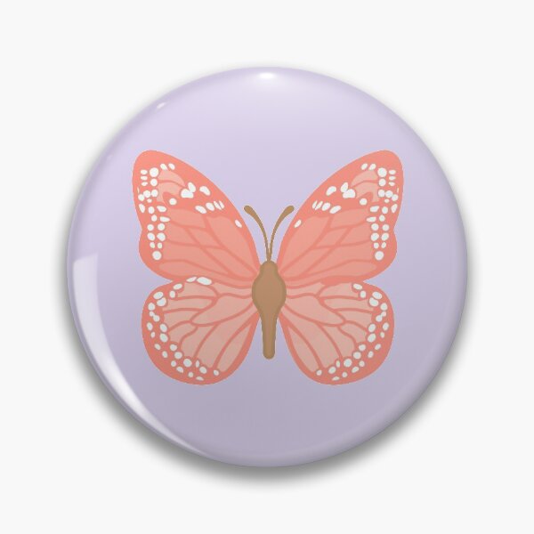 Item preview, pink cottagecore monarch butterfly designed and sold by prismatic paper co.