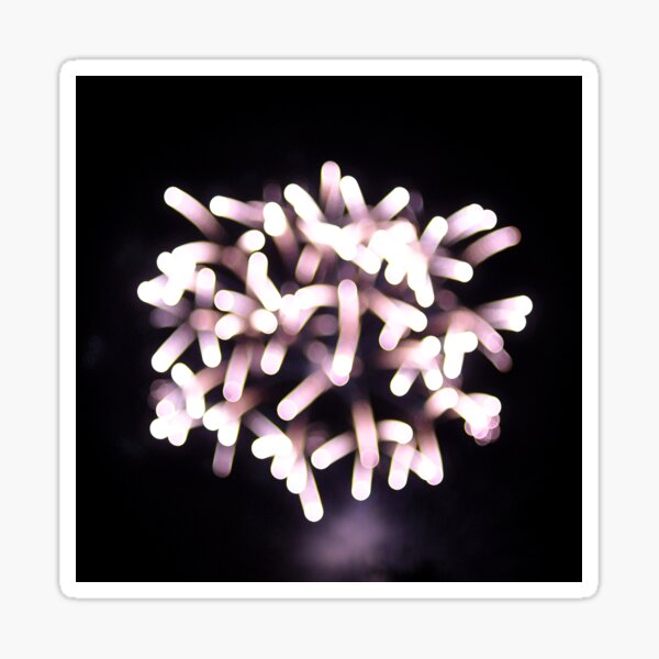 Fireworks anenome Sticker