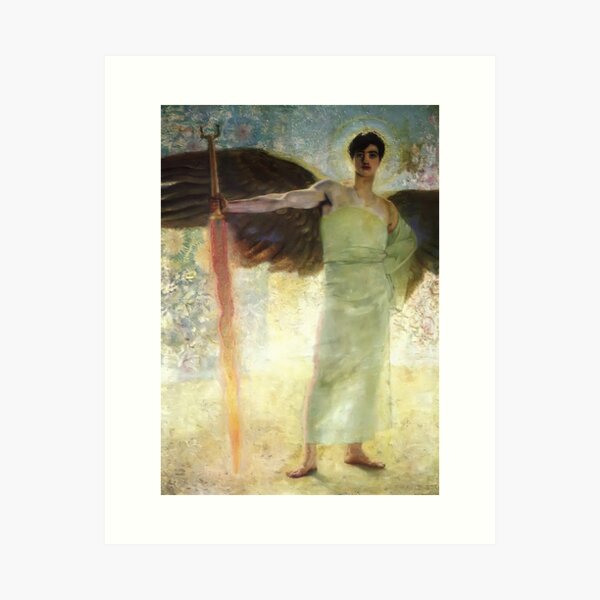Item preview, Franz Von Stuck – The Guardian of Paradise designed and sold by carpediem6655.