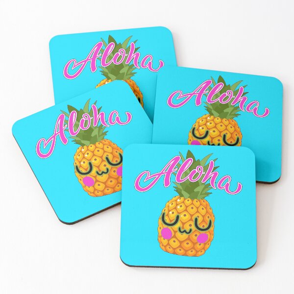 Item preview, Hawaiian Aloha uwu face Pineapple Fruit - Hawaii designed and sold by LocalKineStuffs.
