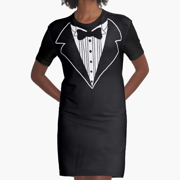 Funny tuxedo costume with rose and red tie Halloween Gift Essential T-Shirt  by Jelisandie