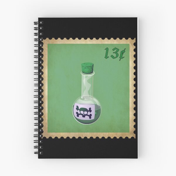 Item preview, Green Poison Bottle on Postage Stamp designed and sold by Darcy777.