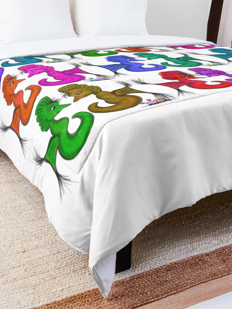 Alternate view of New Sea Love Seahorse Family Rainbow Comforter