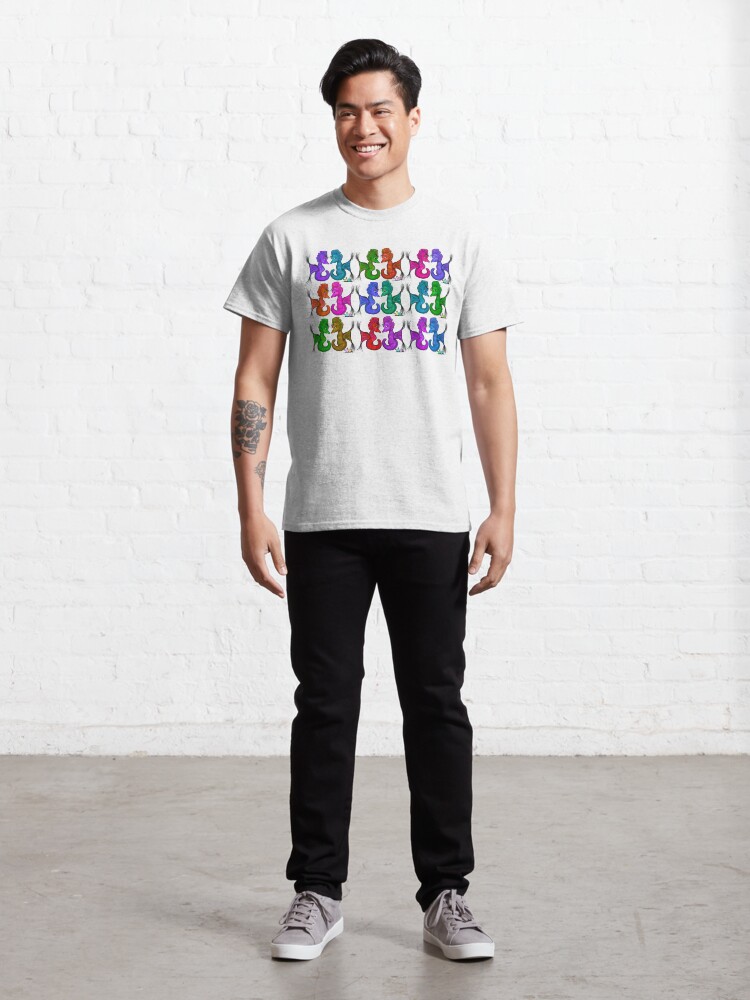 Thumbnail 3 of 7, Classic T-Shirt, New Sea Love Seahorse Family Rainbow designed and sold by HappigalArt.