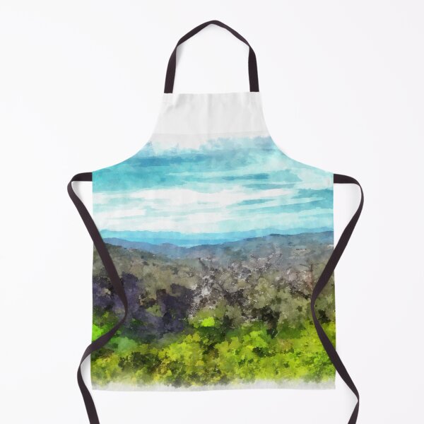 Item preview, Laureana Cilento: landscape with flowering trees and clouds designed and sold by Giuseppe Cocco.
