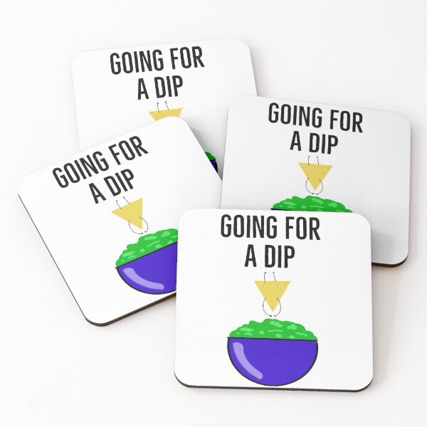 Item preview, Going for a Dip - Guacamole designed and sold by SilverSquirrels.