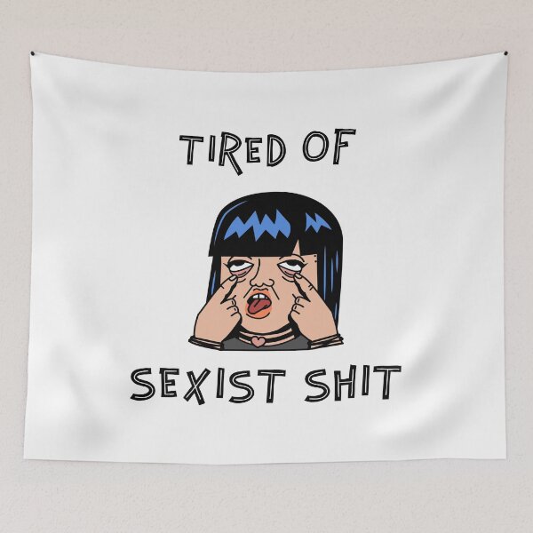 Item preview, Tired of Sexist Shit - Feminism designed and sold by NoBra-Store.