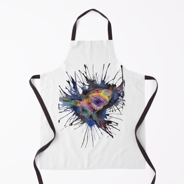 Item preview, Rainbow Great White Shark designed and sold by MenagerieMayhem.
