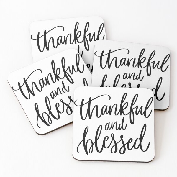 Item preview, thankful and blessed designed and sold by byannagrace.