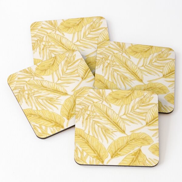 Item preview, Tropical Banana Yellow leaves Print designed and sold by africanvisuals.