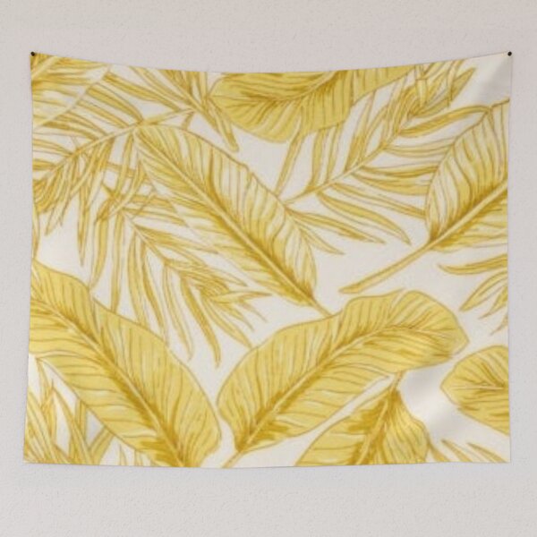 Item preview, Tropical Banana Yellow leaves Print designed and sold by africanvisuals.