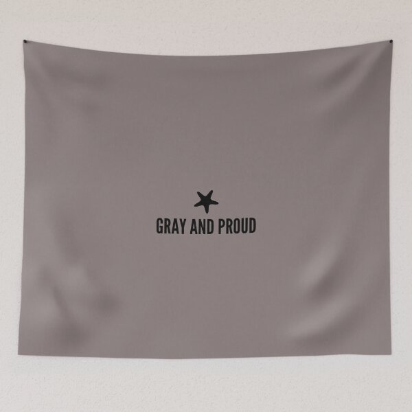 Item preview, Gray and Proud designed and sold by Hairkrayzee.