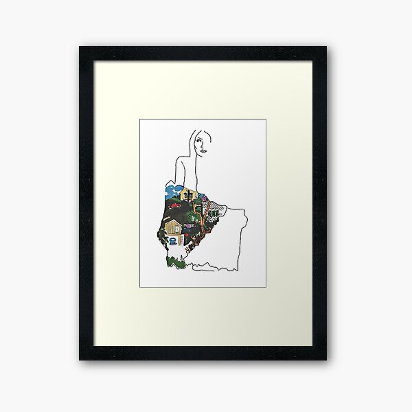 Ladies of Canyon Joni Mitchell Folk Framed Art Print